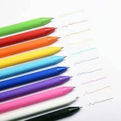 Набор цветных ручек гелевых  KACO Pure Plastic Gel Ink Pen (10 шт)
